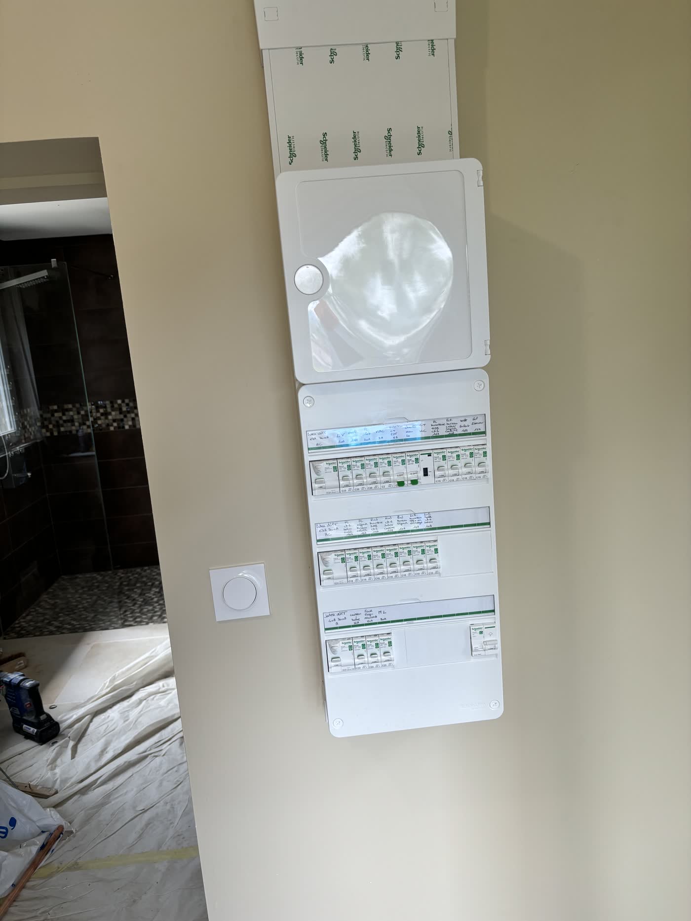 Tableau électrique réalisé par Speed Elec Ambérieu